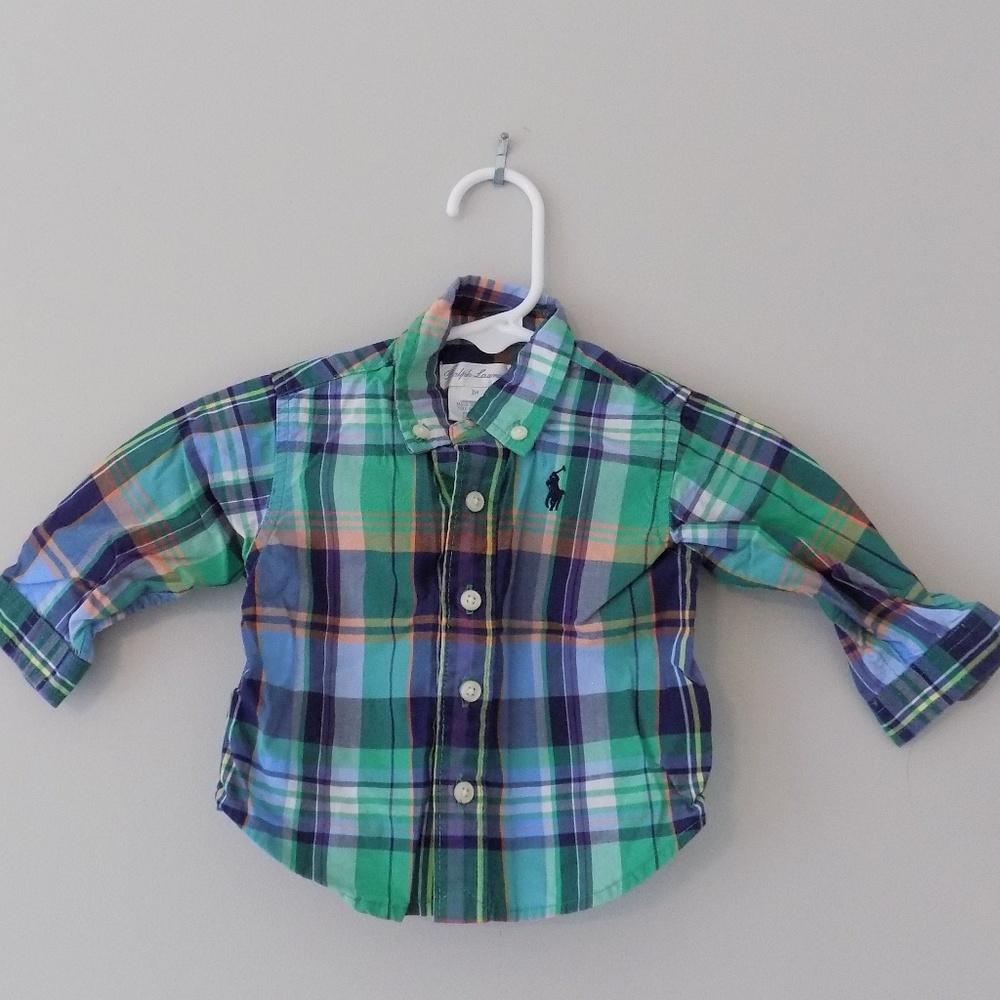 Ralph Lauren Baby Boys 3 Month Oxford Button Down